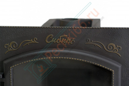 Чугунная банная печь "Сибирь-25" (дверка 700х700) под обкладку (Сибирь-Премиум)