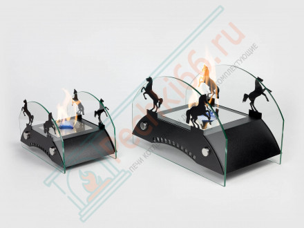 Биокамин Графский мост S, черный (LuxFire)