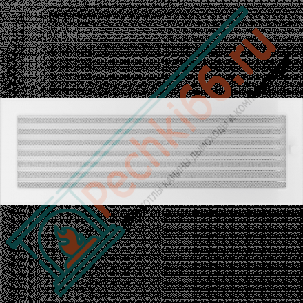 Вентиляционная решетка для камина с жалюзи 170х480, белая (FireWay)