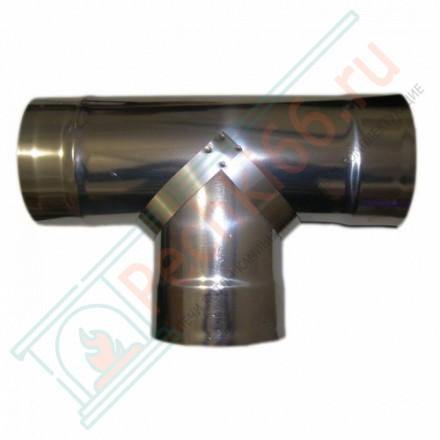 Тройник 90° (НЕРЖ-439/1,0) d-130 (УМК)