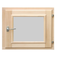 Окно для бани 400х300 мм, листв. порода, стеклопакет (DoorWood) Окно для бани 400х300 мм, листв. порода, стеклопакет (DoorWood)