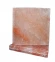 Плитка из гималайской розовой соли 200x200x25 мм шлифованная (с пазом) в Магнитогорске