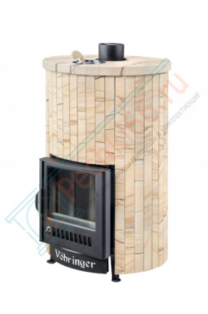 Печь для бани УЮТ-25 "Окаменевшее дерево перенесённый рисунок" (Ферингер)