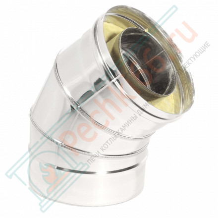 Отвод Термо 45° ОТ-Р (304-0.8/304) d-200/300 (ТиС Стандарт)