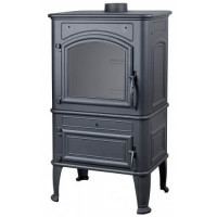 Чугунная печь-камин LCI Canaria LUX, Черный (Liseo Castiron) до 240 м3