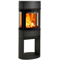 Печь-камин Scan 68-11 BP на базе с отверстием (Scan)