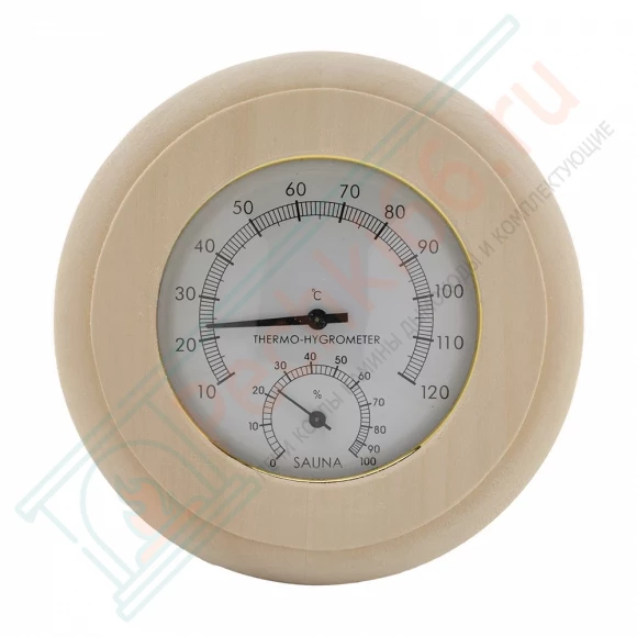 Термогигрометр ТН-10-L липа, круг (212F) в Магнитогорске