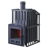 Чугунная печь для бани Гефест GFS-ЗК Ураган 25 (П)2 (ТехноЛит)