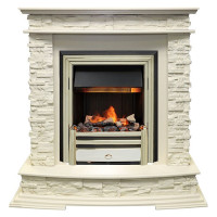 Каминокомплект Luzern - Слоновая кость с электрическим очагом Cavendish