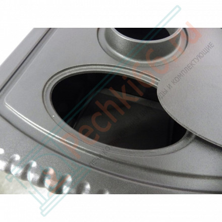 Чугунная печь Dora 8 N, зеленая (Plamen) до 144 м3