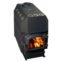 Отопительная печь Ставр 9ЧЧ, с чугунным кружком и чугунной дверцей (Термофор) до 150 м3 Отопительная печь Ставр 9ЧЧ, с чугунным кружком и чугунной дверцей (Термофор) до 150 м3
