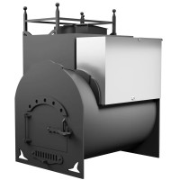 Банная печь Горыныч Мини З/К, под бак 60 л, закрытая каменка ТермоСфера